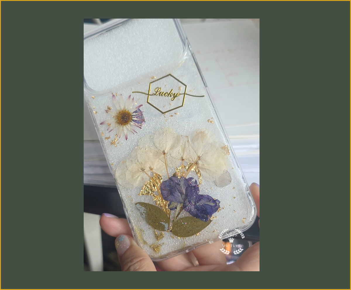 iPhone 17 Pro Max#Handmade custom#Dried Flower Resin Phone Case乾燥花滴膠手機殼#手工訂製